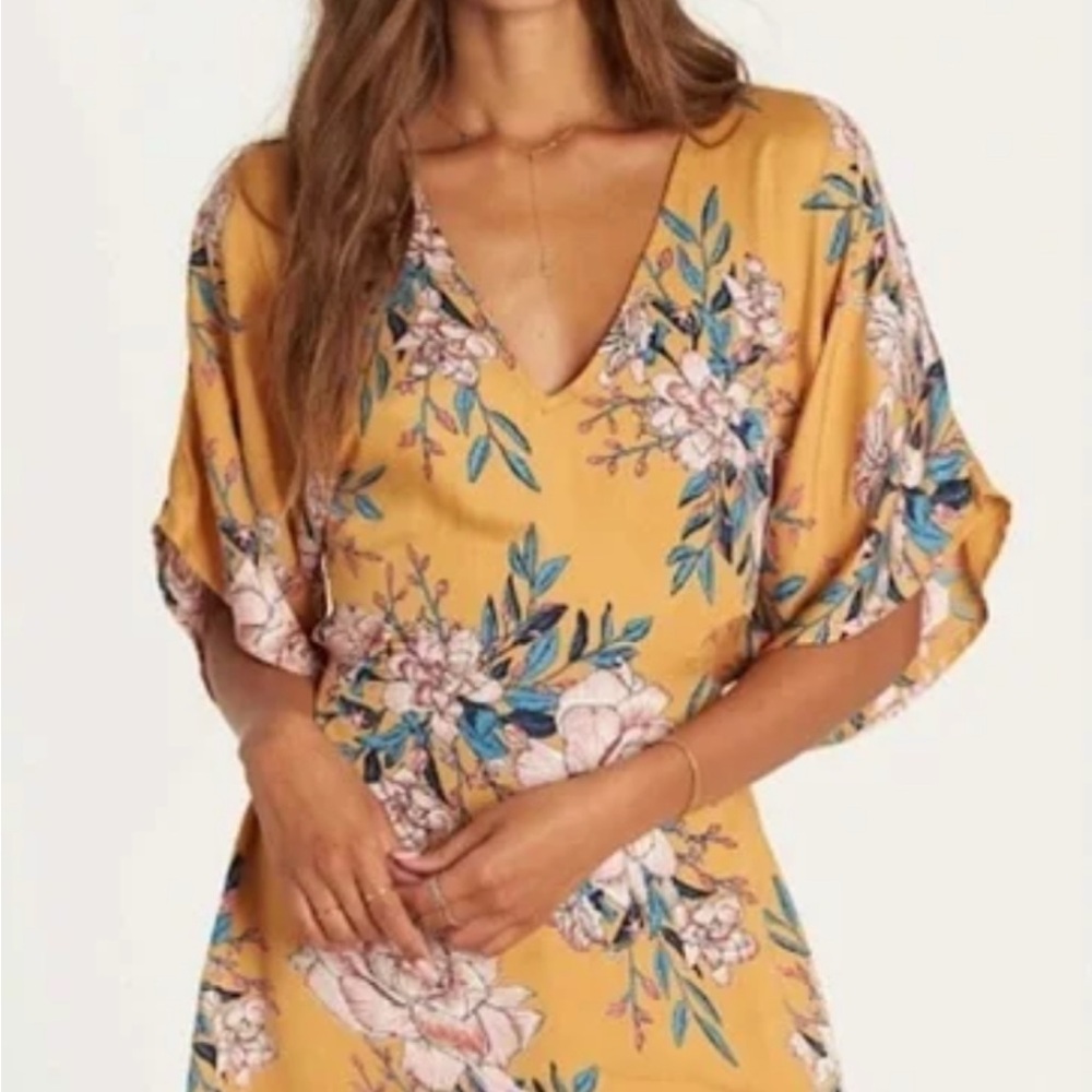 Billabong Golden Light Floral Dress